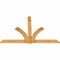 Ekena Millwork Redmond Rough Sawn Timber Gable Bracket, Western Red Cedar, 96"W x 64"H x 2"D x 6"F, 16/12 Pitch GBW096X64X0206RED00RWR - alternate 4